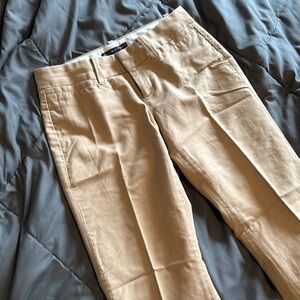 Khaki stretch dress pants from Banana Republic